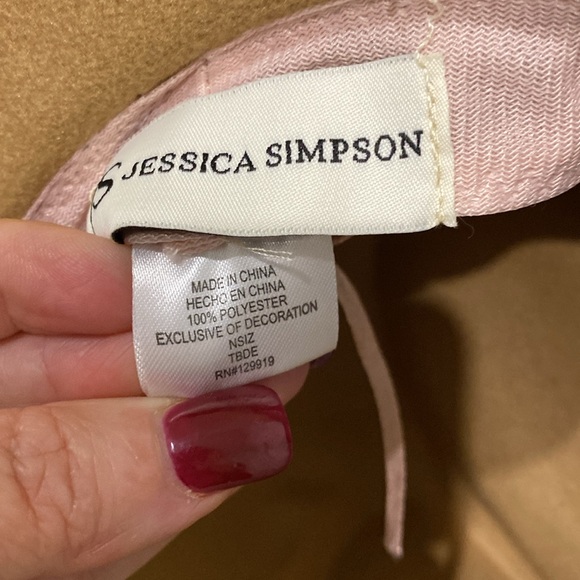 NWT Jessica Simpson,  Ashleigh Twisted Rhinestone Western Cowboy Hat / NS - Picture 7 of 9